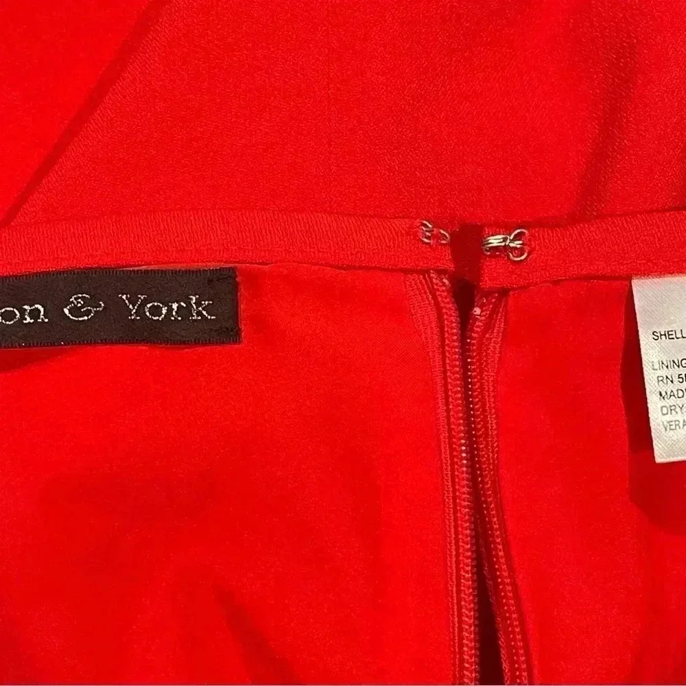 Red Lined Skirt by Preston & York - Picture 5 of 9